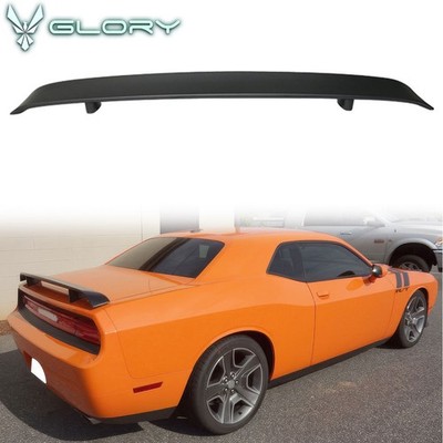 Fits 08-23 Dodge Challenger Trunk Spoiler OE Style Rear Wing Lip ABS Unpainted