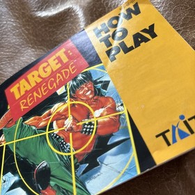 Target: Renegade (NES, 1990) - Instruction Manual / Booklet Only