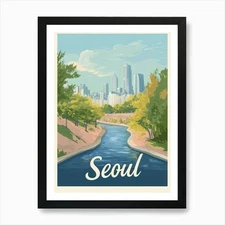 Aihrgdesign A Mid Century Modern Tr Framed Wall Art Poster Canvas Print Picture