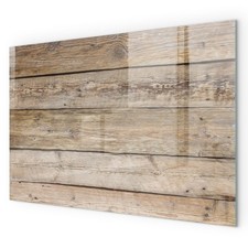 Plaque Sécurisée Poêle Planche en Bois en Disposition Beige Carrée Rectangulaire