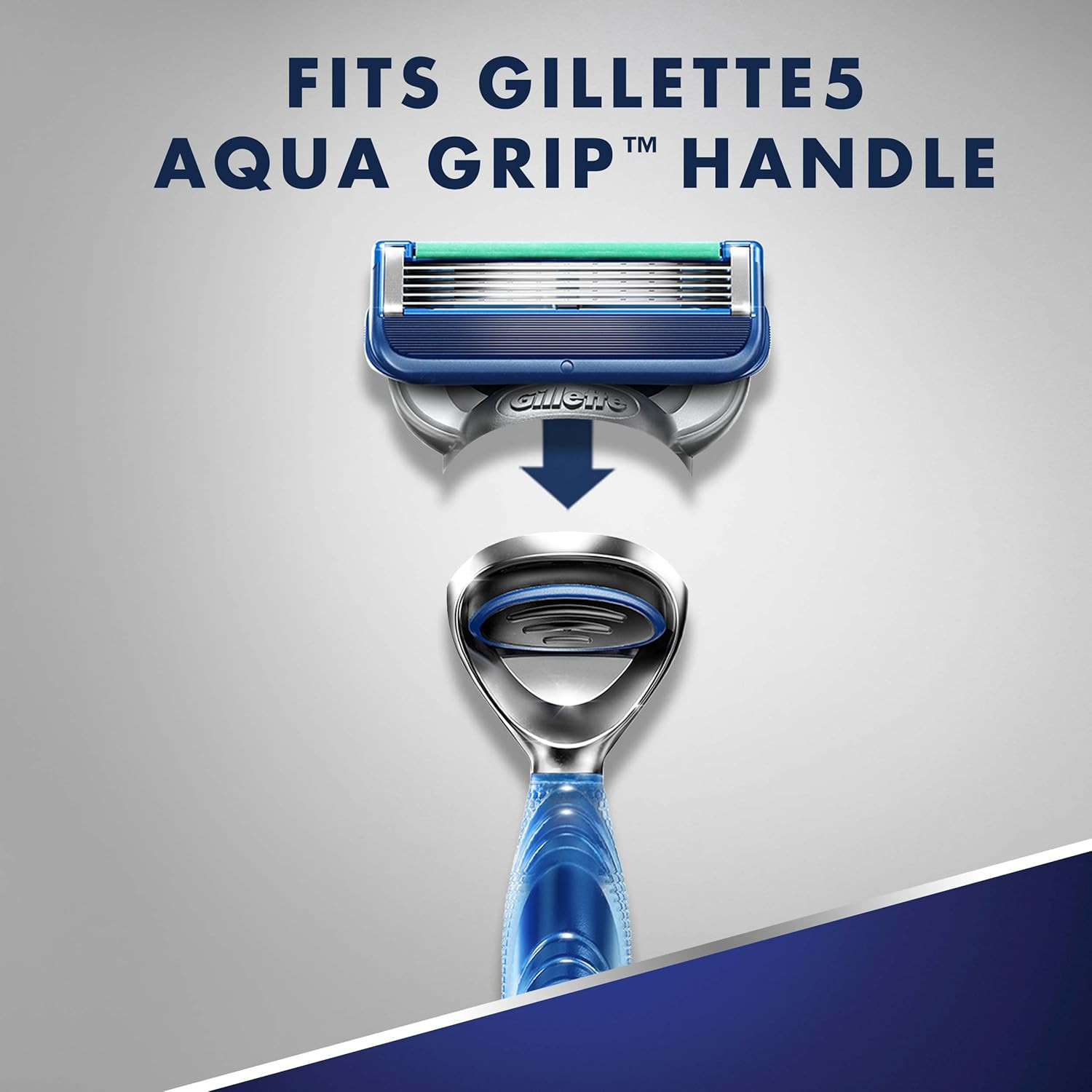 Gillette5 Mens Razor Blade Refills, 12 Count, Lubrastrip for a More Comfortable