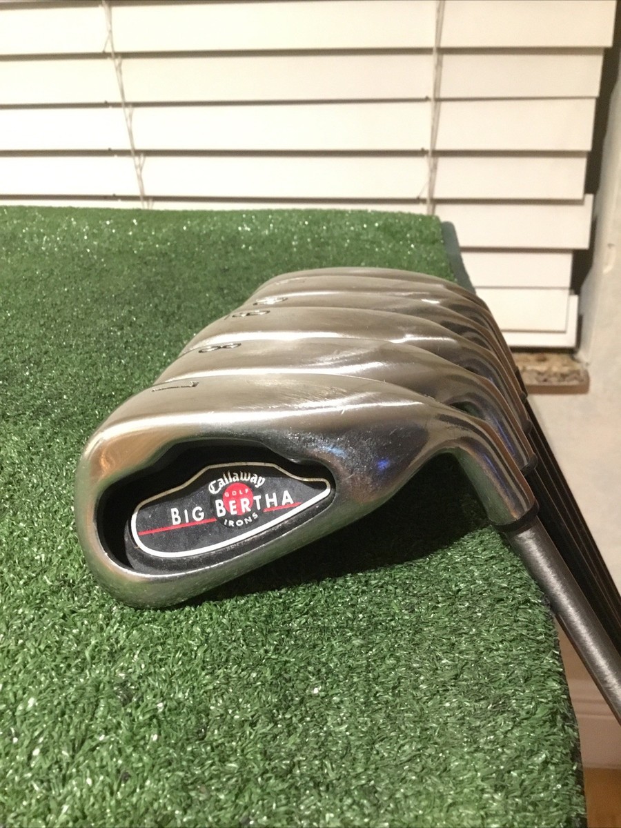 Callaway 2004 Big Bertha Irons Set (7-PW-GW-SW) Regular RCH 75i