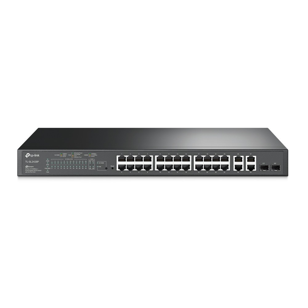 TP-Link TL-SL2428P 24-Port PoE+ Smart Switch 250W - Image 2