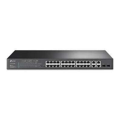 TP-Link TL-SL2428P 24-Port Metall 10/100Mbps + 4-Port Gigabit Smart Switch