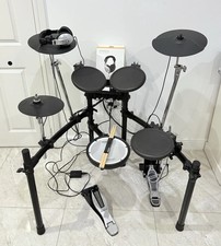 Roland TD4 Electronic Drum Kit with Behringer Headphones, drumsticks and key