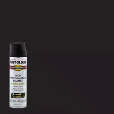 Rust-Oleum Professional Spray Paint, Flat Black - 15 oz NEW