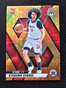 2024-25 KYSHAWN GEORGE Mosaic Honeycomb SP Rookie Wizards #247