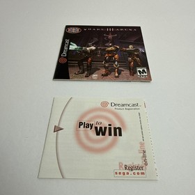 Quake III Arena (Sega Dreamcast, 2000). CIB. Complete W/manual. Good Condition.