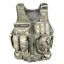 YAKEDA vAv Tactical Outdoor Vest - Adjustable, Breathable for Airsoft & CS Game