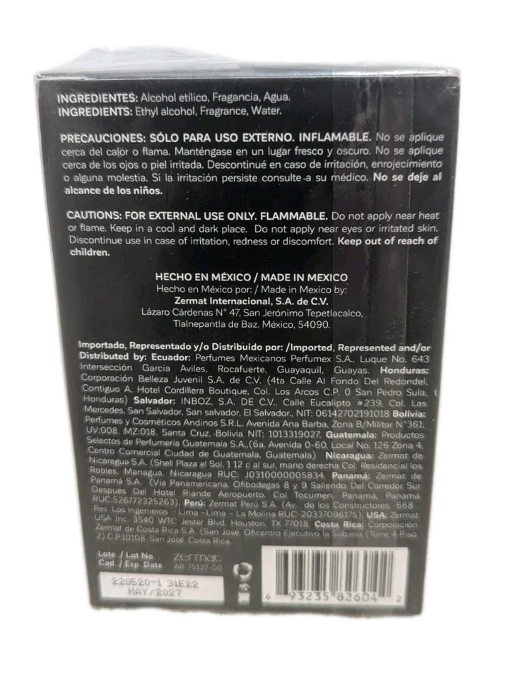 Zermat King Eau de Toilette Colonia Para Él 3.38 Onzas Líquidas Nuevo En Paquete Foto 2 de 3