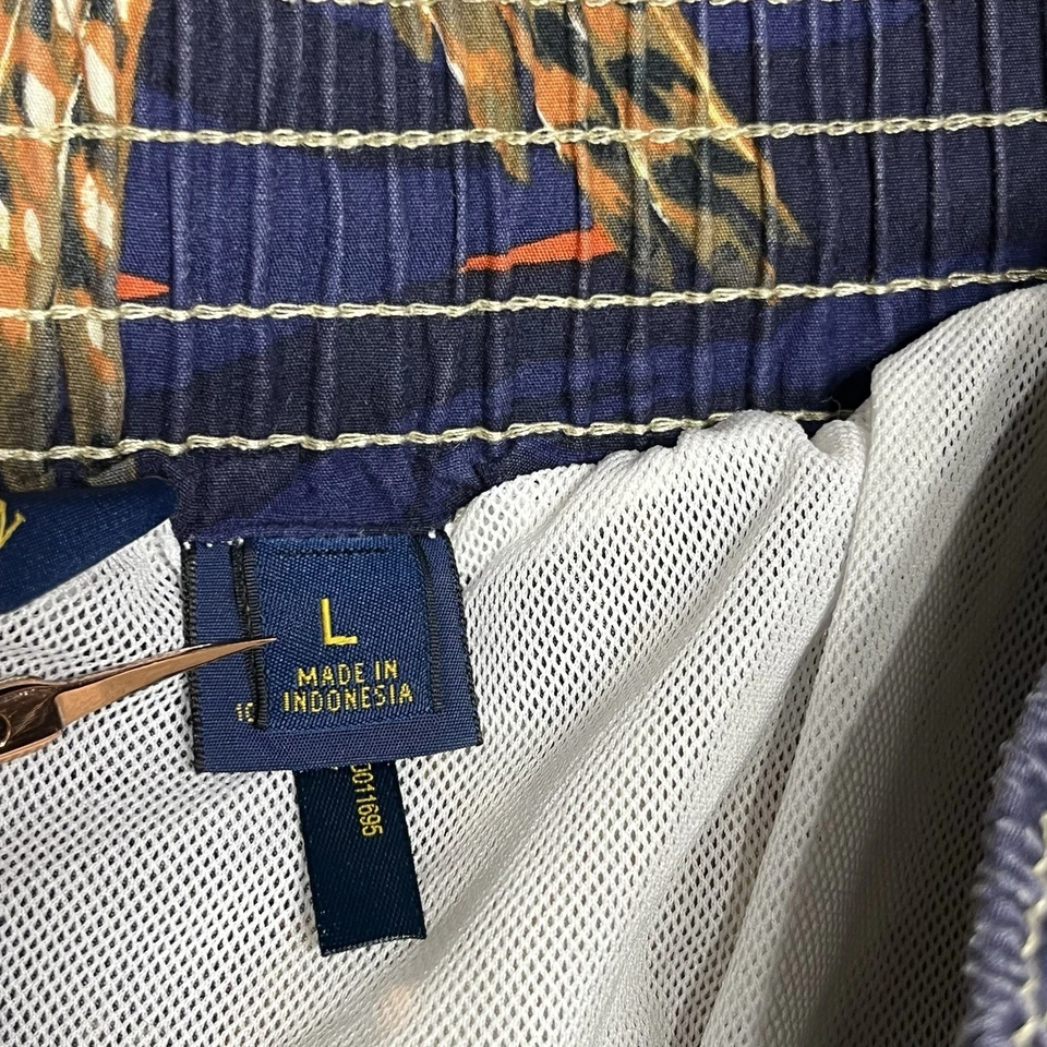 Bañador Polo Ralph Lauren Para Hombre Talla L Malla Forrado Dragón Serpiente Tigre Tropical Foto 3 de 4