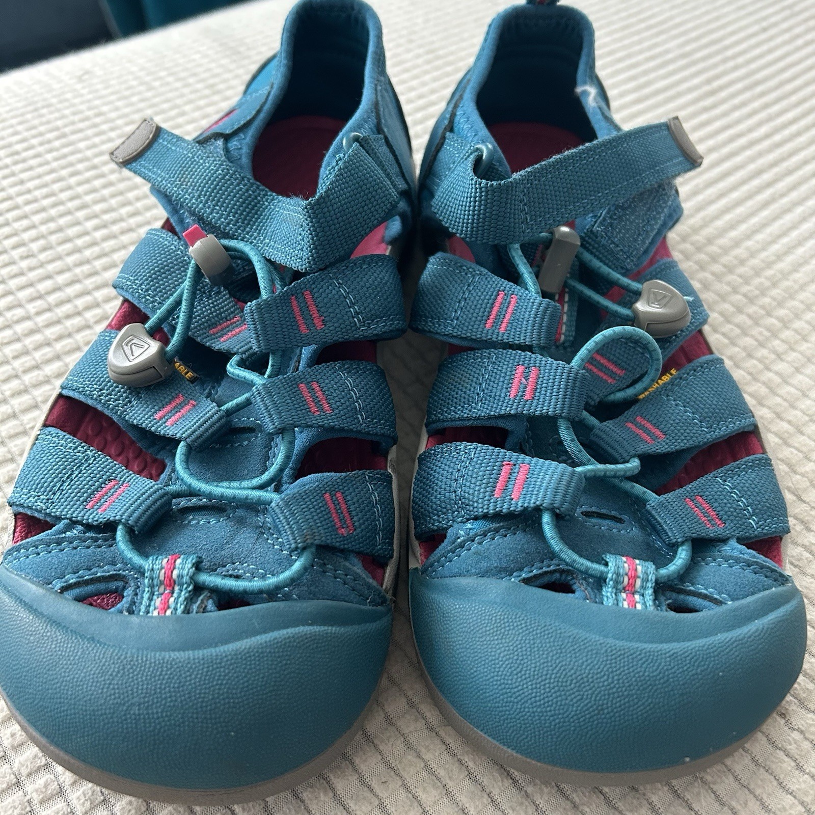 Sandali Keen Big Kids taglia 5 Newport H2 ragazza sport laguna profonda blu rosa