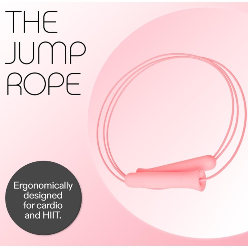 Bala Bangles Jump Rope Weighted Cardio HIIT Workout 1lb Blush Pink New in box