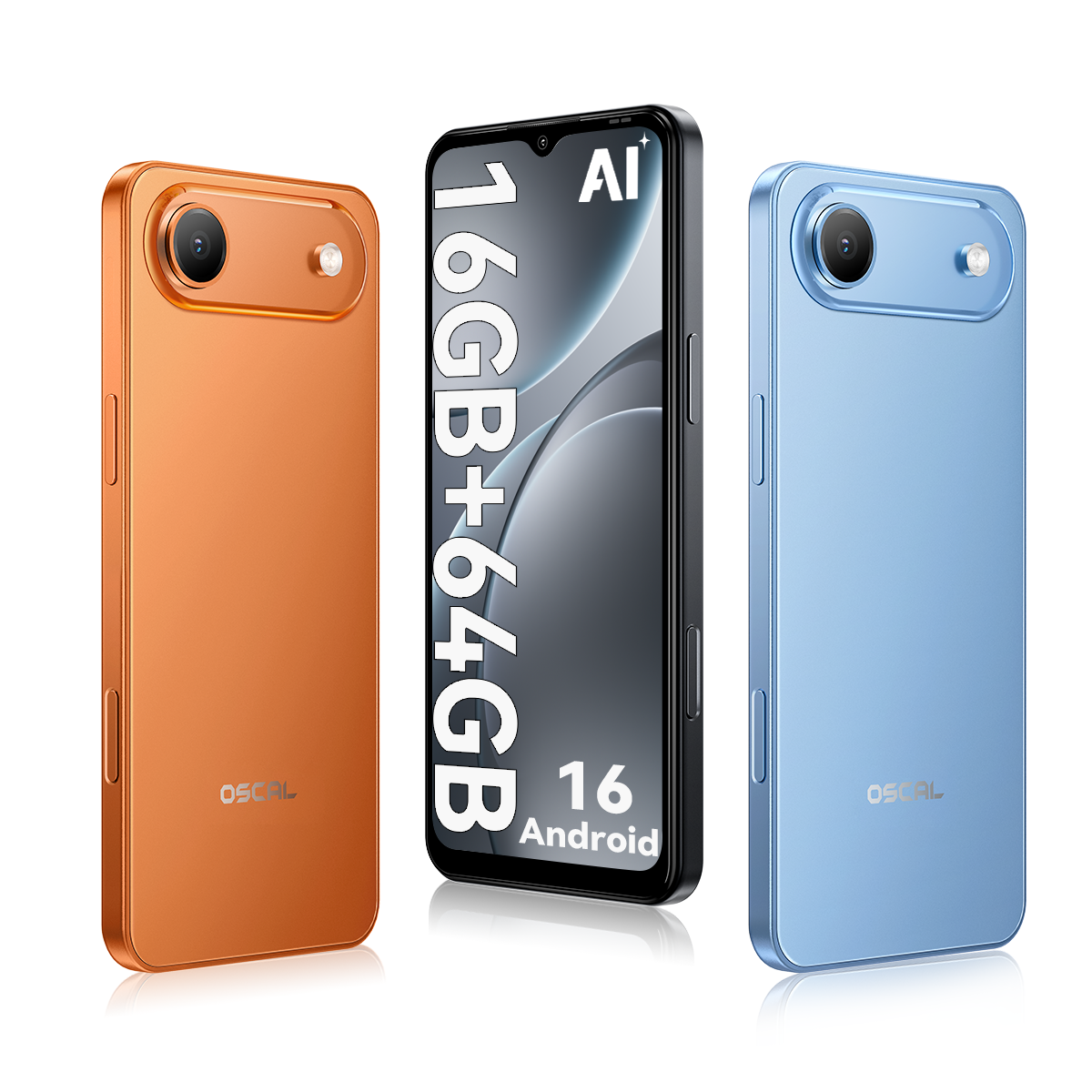 Blackview OSCAL FLAT 3C AI Smartphone 16GB+64GB 6.56