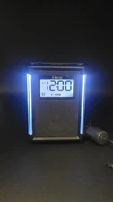 iHome IH4B Space Saver Alarm Clock for iPod Cleaned Tested And Working