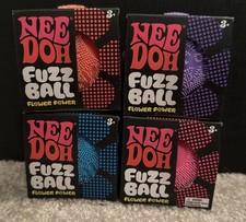Needoh FUZZ BALL The Velvet Squeeze Nee Doh Lot Of 4 Cheapest Price Per Ball