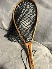 Frabill Fishing Net Support Catch & Release Wood Trout Fly 20” Long