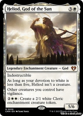 MTG Heliod, God of the Sun Card #826 Commander Masters NM Magic