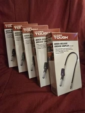 (5) Hyper Tough QUICK-RELEASE GREASE COUPLER WITH HOSE