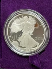 1992-S U.S. Mint American Eagle 1 Oz Proof Silver Dollar Coin + COA + Box