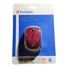 Verbatim Bluetooth Wireless Tablet Multi-Trac LED Mouse   Garnet - 70240