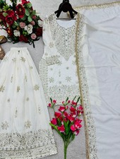 Bollywood Bridal Heavy Indian Designer Party women Salwar Kameez Suit Pakistani