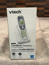 VTech CS6114 DECT 6.0 Cordless Phone White/Grey, Caller ID/Call Waiting NEW