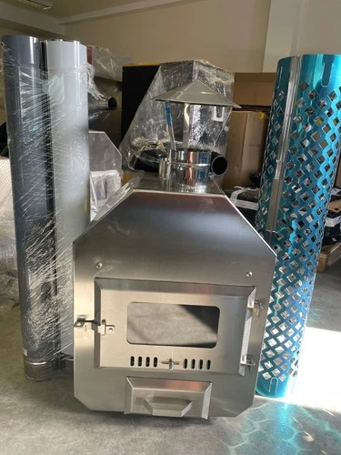 24 kW Wood Fired Hot Tub Stove Burning Furnace Log Heater Fire Timber , 316 AISI