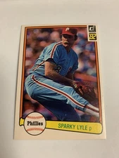 1982 Donruss Philadelphia Phillies Sparky Lyle
