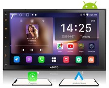 Autoradio ATOTO 7in 2Din Android CarPlay &Android Auto GPS Track Gen AI Assist