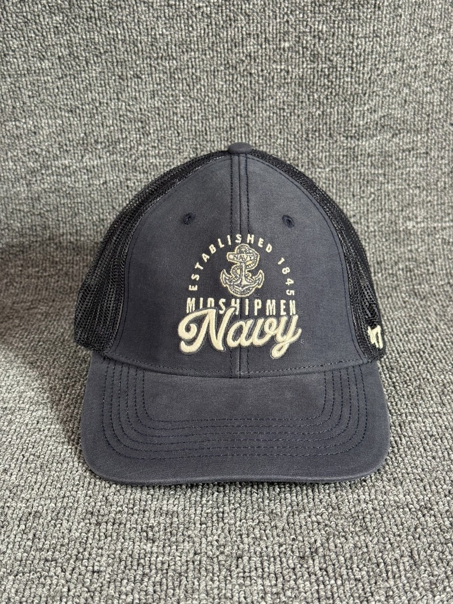 '47 Brand Navy Midshipmen Trucker Snapback Navy Blue One Size NCAA Hat