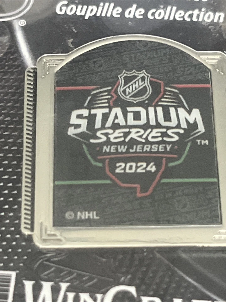 2024 NHL Stadium Series Collector’s Pin New Jersey - Image 2 of 2