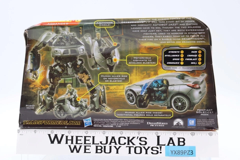 Autobot Jazz & Captain Lennox Transformers HFTD Human Alliance Hasbro NEW SEALED - Image 3 of 4