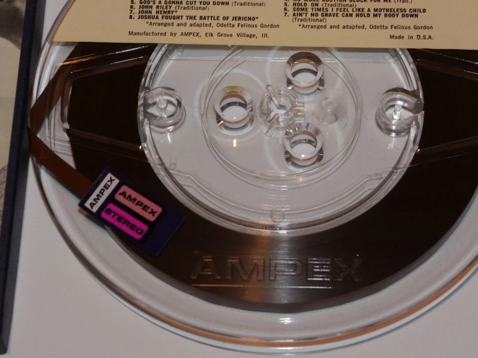 Reel To Reel -ODETTA At Carnegie Hall VANGUARD VTC1630 TESTED NM 7.5 ips 4 Track Foto 4 de 4