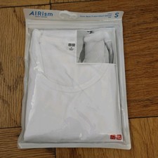 New Sealed UNIQLO AIRism Crew-Neck Short-Sleeve T-Shirt S Quick-Dry Men NWT