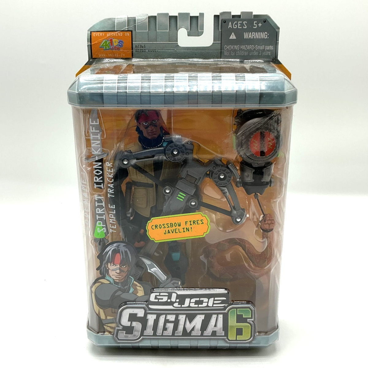 Hasbro G.I. Joe Sigma 6 SPIRIT IRON-KNIFE Temple Tracker Crossbow