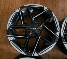 GENUINE 18" Kia Factory SINGLE Machined Black Rim OEM 74732 94267 Wheel 2025 K4
