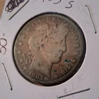 1905 Barber Half Dollar Silver 50C Circulated San Francisco US Coin