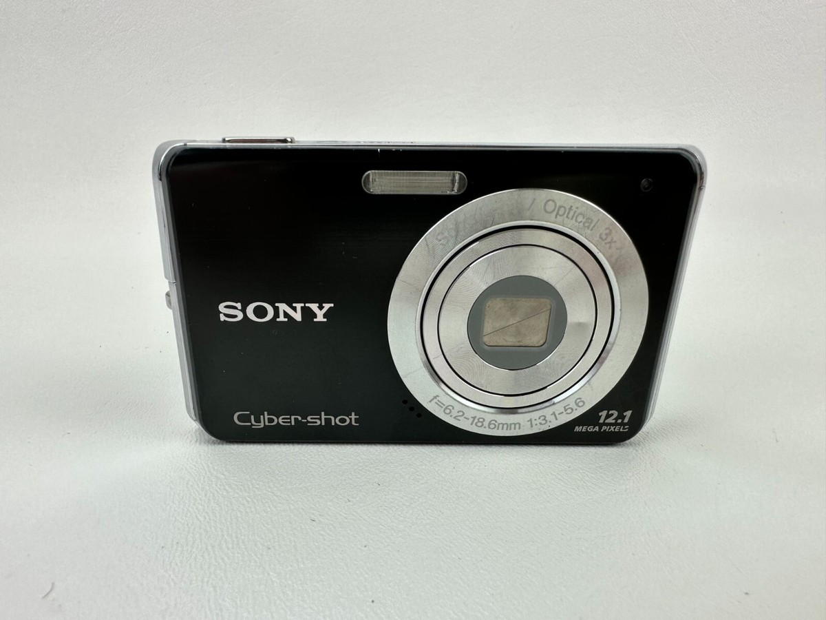Sony Cyber-shot DSC-W190 12.1MP Digital Camera - Black Tested W