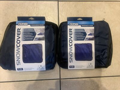 2-NEW Auto Expressions Winter Warrior Windshield Cover w/Storage Bag One Size