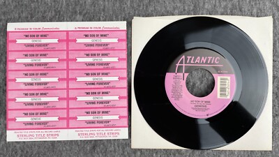 GENESIS No Son Of Mine / Living Forever 45 Atlantic 7-87571 NEW UNPLAYED +ts