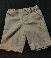 Boy Size 5 Cherokee Brown Tan Shorts Preowned