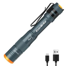 EverBrite Mini Pen Light, Rechargeable Pocket Pen Flashlight with USB C Cable...