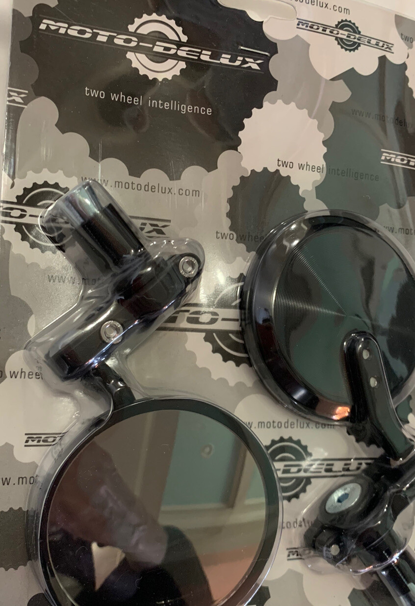 Yamaha Bar End Motorcycle Mirrors Folding lane spiting 3” Billet