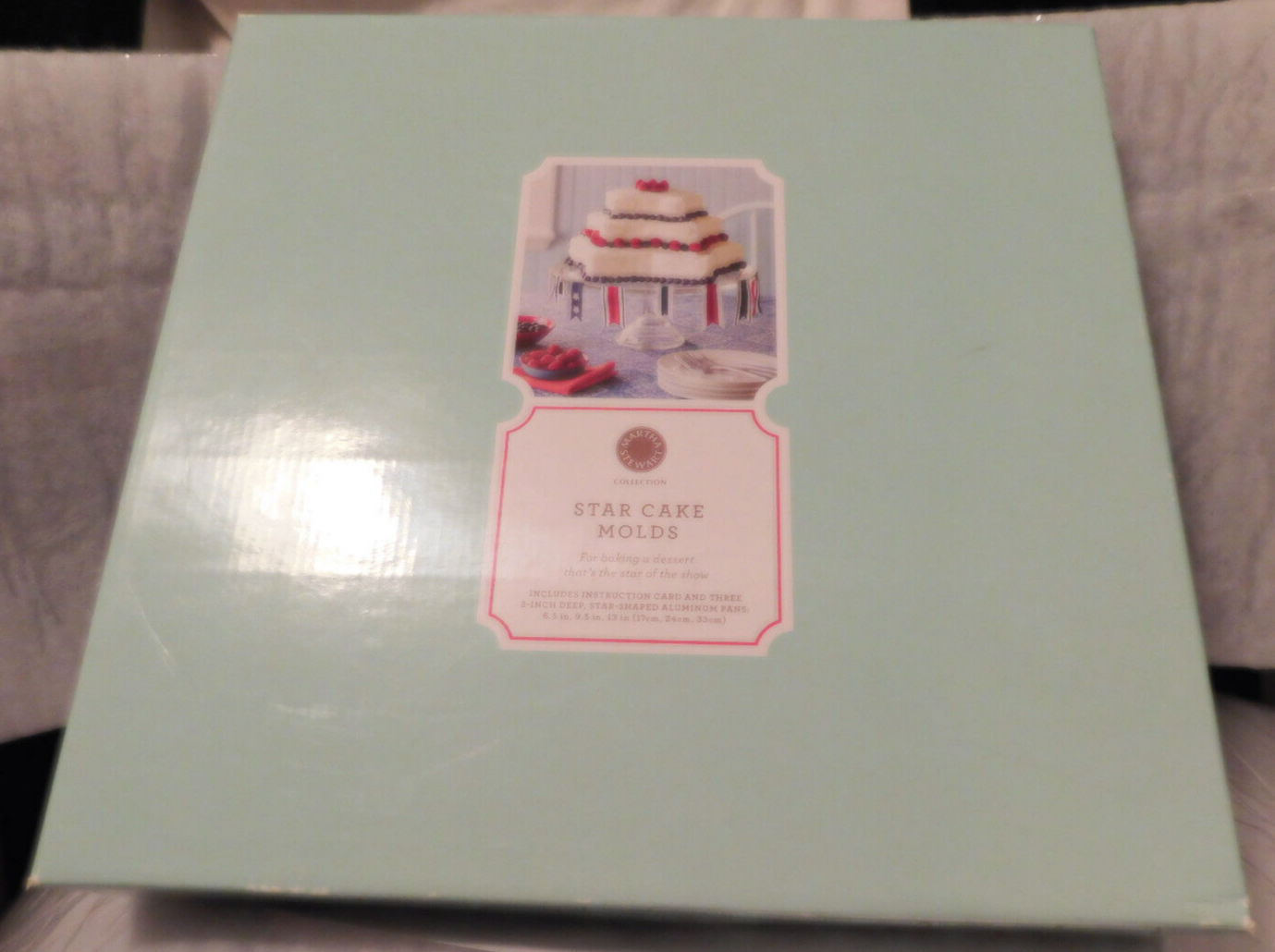 2008 Martha Stewart Set of 3 starr Shaped Baking Pans Macy's