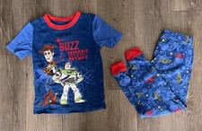 Toy Story Woody  Buzz 2 Piece Pajama Set Size 7