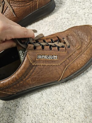 Mephisto Match Size US 13 Walking Shoes Brown Runoff Air-Jet  display picture 1