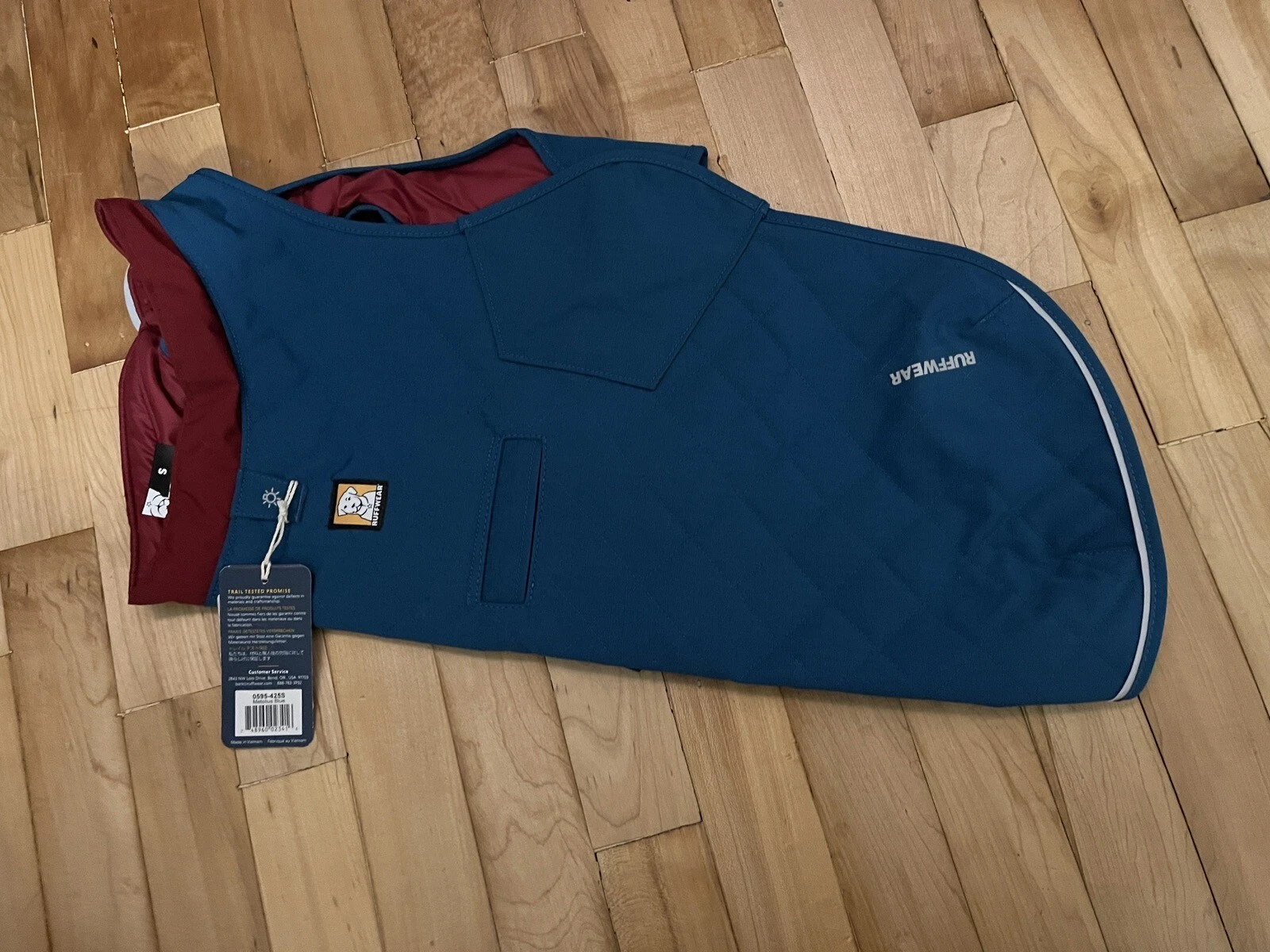 Ruffwear Stumptown Cappotto Trapuntato per Cani Isolato Riflettente Repelle Supreme Goretex