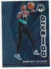 DAMIAN LILLARD 2022-23 PANINI MOSAIC GIVE AND GO #6 PORTLAND TRAILBLAZERS MINT