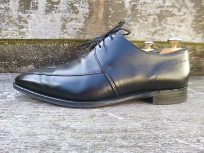 JOSEPH CHEANEY DERBY SCHUHE SCHWARZ LEDER UK9,5 HERREN WIMBLEDON